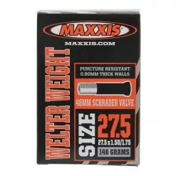 Chambre à Air MAXXIS WELTER WEIGHT 27,5x1,50/1,75 Schrader 48 Mm IB75071200 -Pneus VTT 26" Soldes Magasin 600x600 104532 pb123286 1 main 1