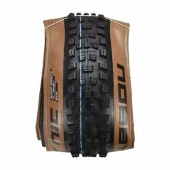 Pneu SCHWALBE NOBBY NIC 27,5x2,40 Super Ground Addix Speedgrip Bronze Skin Tubeless Ready Souple 11654206.01