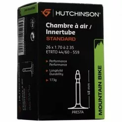 Chambre à Air HUTCHINSON STANDARD 26x1,70/2,35 Butyl Presta 48 Mm