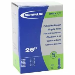 Chambre à Air SCHWALBE EXTRA LIGHT AV 14 26x1,50/2,35 Butyl Schrader 40 Mm 10424340 -Pneus VTT 26" Soldes Magasin 600x600 95789 15578242167241 1