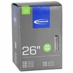 Chambre à Air SCHWALBE EXTRA LIGHT AV 13F 26x2,10/3,00 Butyl Schrader 40 Mm 10425790