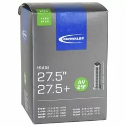 Chambre à Air SCHWALBE EXTRA LIGHT AV 21F FREERIDE 27,5x2,10/3,00 Butyl Schrader 40 Mm 10400030 -Pneus VTT 26" Soldes Magasin 600x600 95792 15573964513782 1